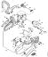 Handle housing, Shroud Battery chain saws (MSA) MSA 140 C-B Stihl