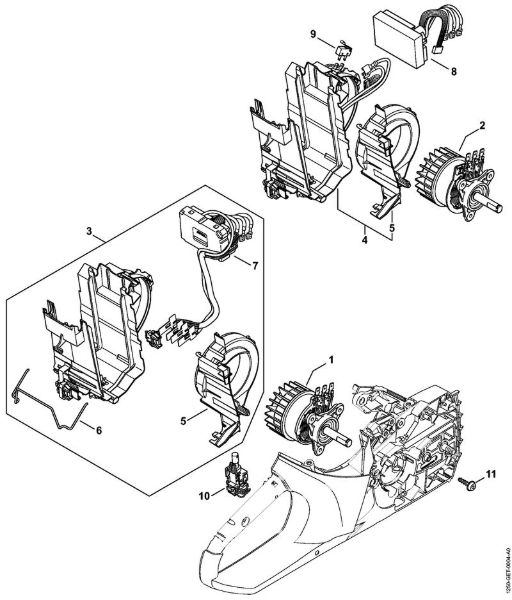 Electric motor Battery chain saws (MSA) MSA 200 C-B Stihl