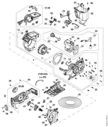 Picture of A - Electric motor, Electronic module, Oil tank MSA 300.0