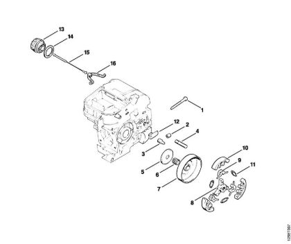 Clutch Gasoline chain saws (MS) 009 Stihl