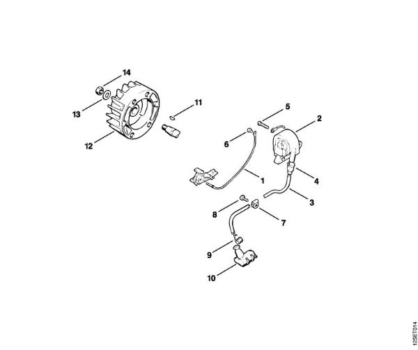 Ignition system Gasoline chain saws (MS) 009 Q Stihl