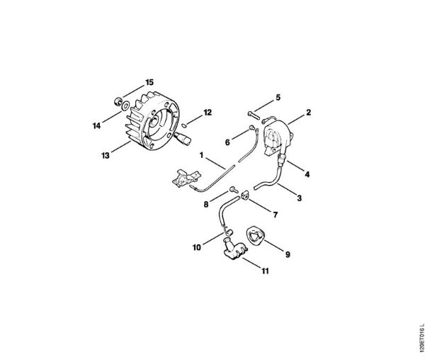 Ignition system Gasoline chain saws (MS) 010 AV Stihl