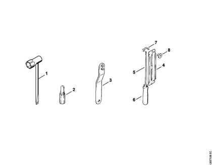 Tools, Extras Gasoline chain saws (MS) 011 AVEQ Stihl