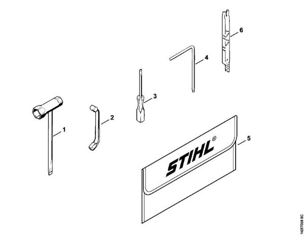 Tools, Extras Gasoline chain saws (MS) 020 (1129) Stihl