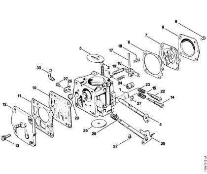 Carburetor Gasoline chain saws (MS) 041 AVEQ Stihl