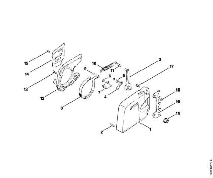 Chain brake Gasoline chain saws (MS) 041 AVEQ Stihl