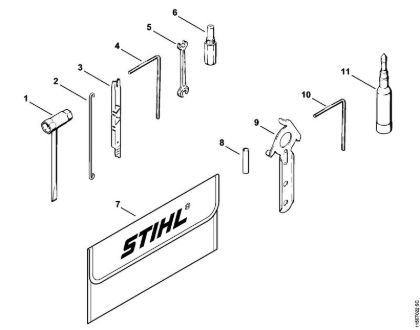 Tools, Extras Gasoline chain saws (MS) 045 AV Stihl