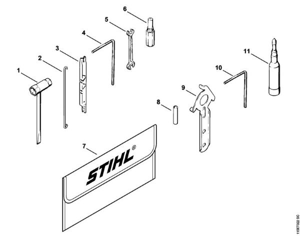 Tools, Extras Gasoline chain saws (MS) 045 AVE Stihl