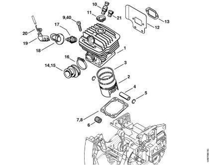 Cylinder Gasoline chain saws (MS) 046 WVH Stihl