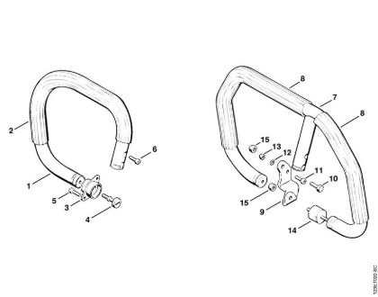 Handlebar Gasoline chain saws (MS) 056 Stihl