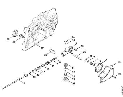 Oil pump Gasoline chain saws (MS) 084 R Stihl