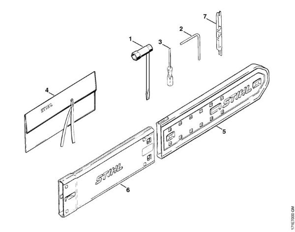 Tools, Extras Gasoline chain saws (MS) 084 R Stihl