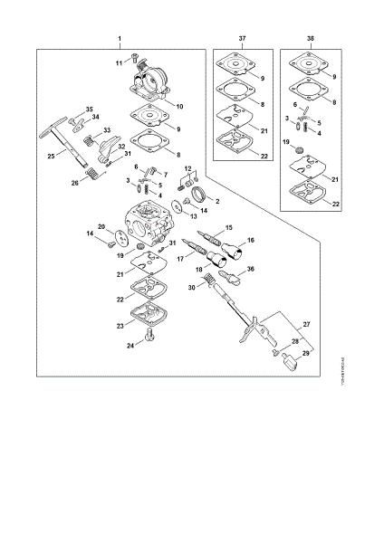 Picture of Carburetor 1139/24 MS 181
