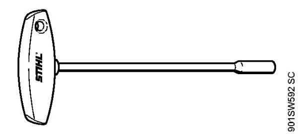 Screwdriver, Q-SW 8x200 Gasoline chain saws (MS) MS 182 C-BE Stihl
