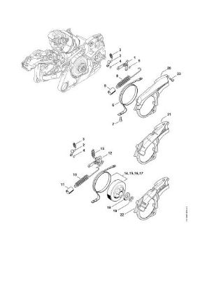 Picture of Chain brake MS 261 C-BM