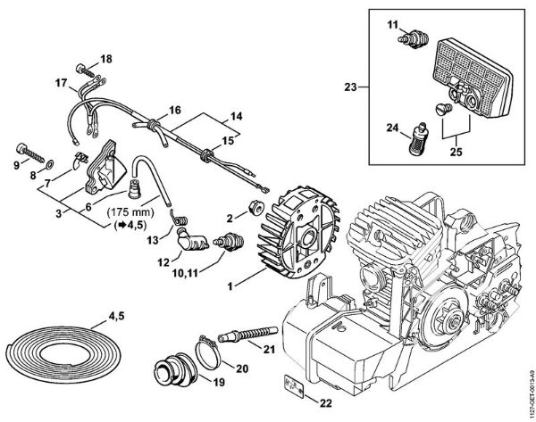 Ignition system Gasoline chain saws (MS) MS 290-Z Stihl
