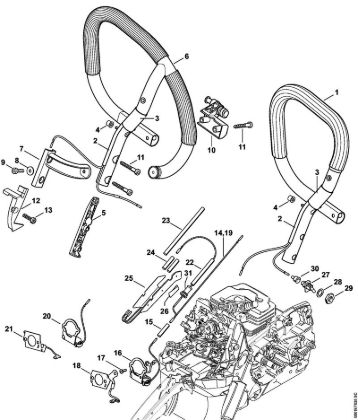 Heating Gasoline chain saws (MS) MS 362-VW Stihl