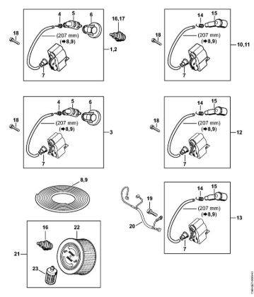 Ignition system (14.2017) Gasoline chain saws (MS) MS 362-VW Stihl