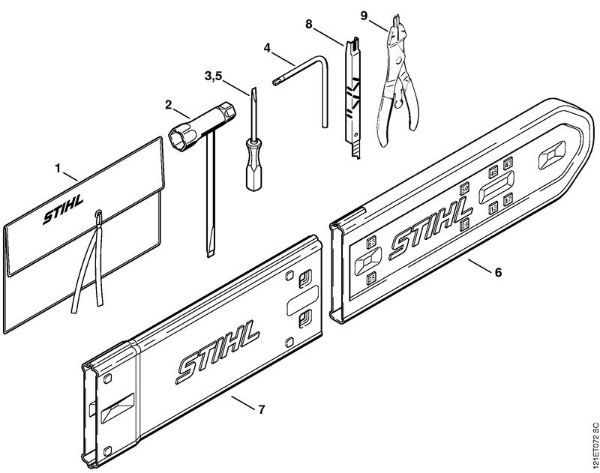 Tools, Extras Gasoline chain saws (MS) MS 381 Stihl
