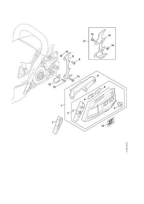 Picture of Chain sprocket cover MS 462 C-M