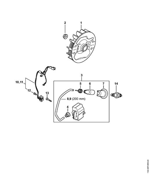 Ignition system M-Tronic Gasoline chain saws (MS) MS 462 C-M Stihl