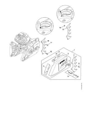 Picture of Chain sprocket cover MS 651