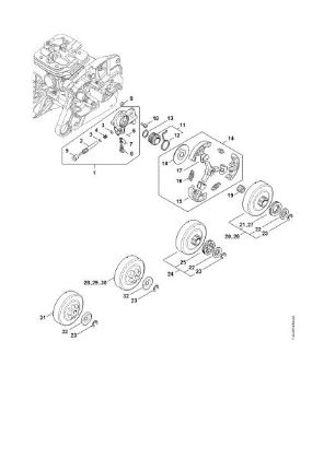 Picture of Oil pump, Clutch MS 651