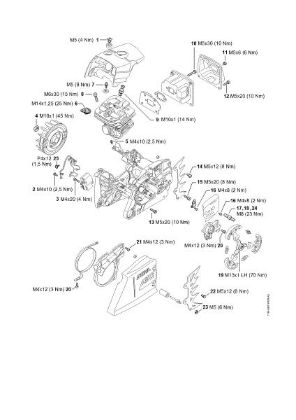 Picture of Tightening torques MS 651