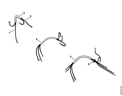 Wiring harness Gasoline chain saws (MS) MS 660-Magnum Stihl