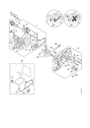 Picture of Crankcase MS 661 C-M