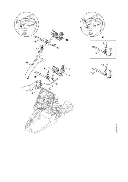 Picture of Throttle control MS 661 C-M
