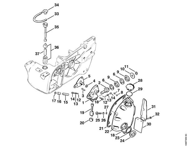 Oil pump Gasoline chain saws (MS) MS 720 Stihl