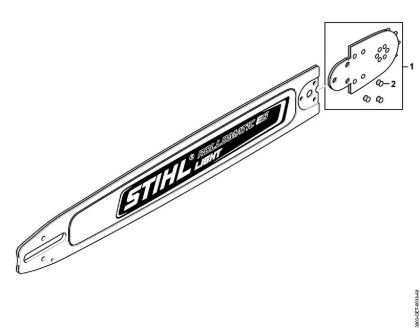 Rollomatic ES Light 3/8 11 Teeth Guide Bars Rollomatic ES Light 28 3/8 .050/1.3mm Stihl