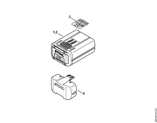 Battery Batteries (AK, AP, AR, AS, PS) AP 200 Stihl
