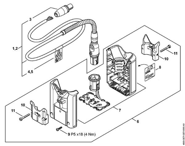 Extras Batteries (AK, AP, AR, AS, PS) AR 900 Stihl