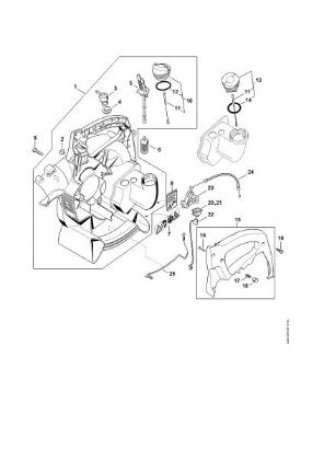 Picture of Fan housing, inside (04.2001), (45.2001), (18.2002) BG 55 C Z KAT