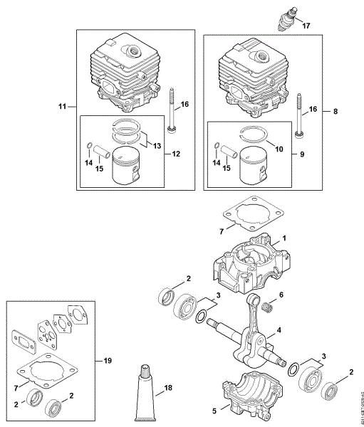 Picture of Crankcase, Cylinder BG 56-D