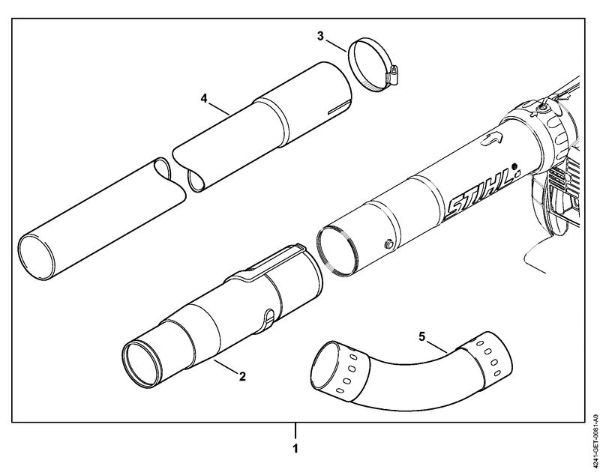 Gutter cleaning Blowers (BG, BR) BG 86 C-E Stihl