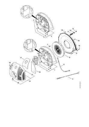 Picture of Fan housing, Shroud BR 500