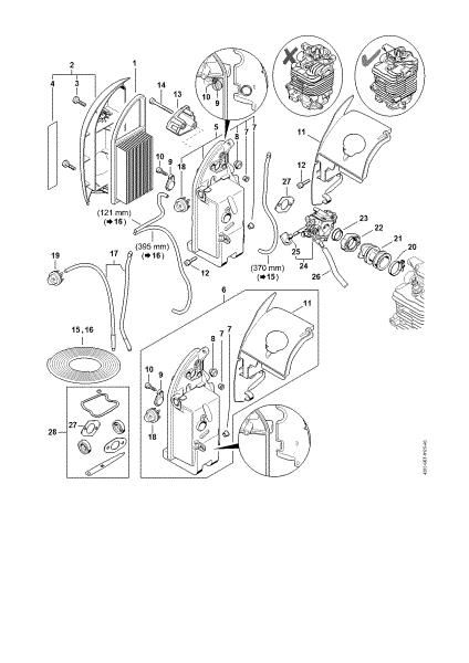 Picture of Air filter, Manifold BR 550