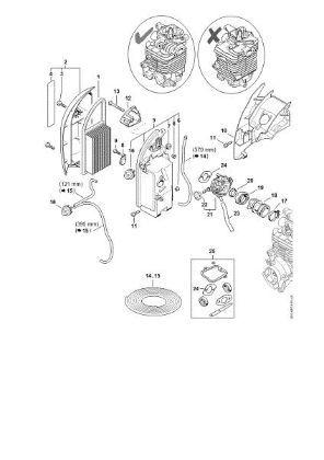 Picture of Air filter, Manifold BR 550