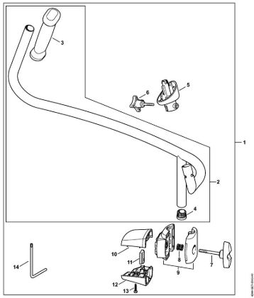 Bike handle Cordless blowers (BGA) BGA 300.0 Stihl