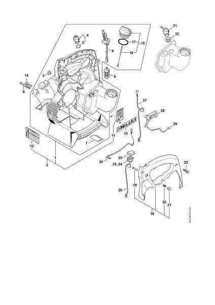 Picture of Fan housing inside SH 55 SH 55