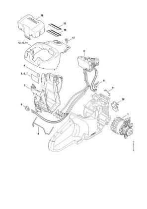 Picture of Electric motor, Electronic module, Shroud TSA 230