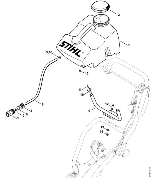 Water tank Cut-off machines (TS) FW 20 Stihl