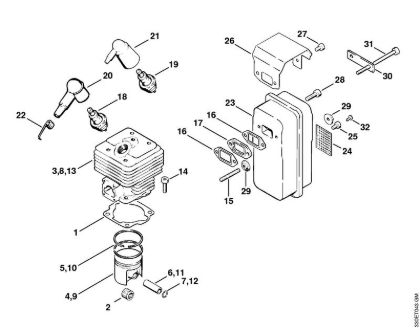 Cylinder Cut-off machines (TS) TS 350 Stihl