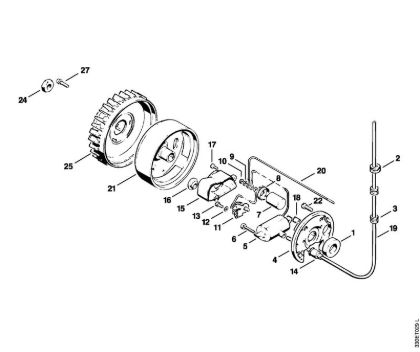 Ignition system    X 13 927 613 (04.1985) Cut-off machines (TS) TS 350 Stihl