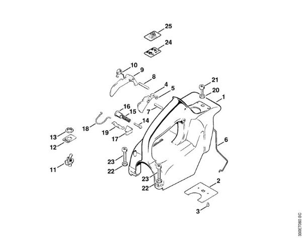 Shroud Cut-off machines (TS) TS 350 Stihl