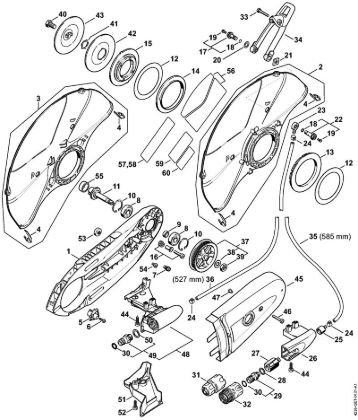 Connector, Guard TS 410 Cut-off machines (TS) TS 410 Stihl