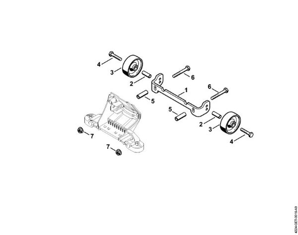 Wheel kit Cut-off machines (TS) TS 410-A Stihl
